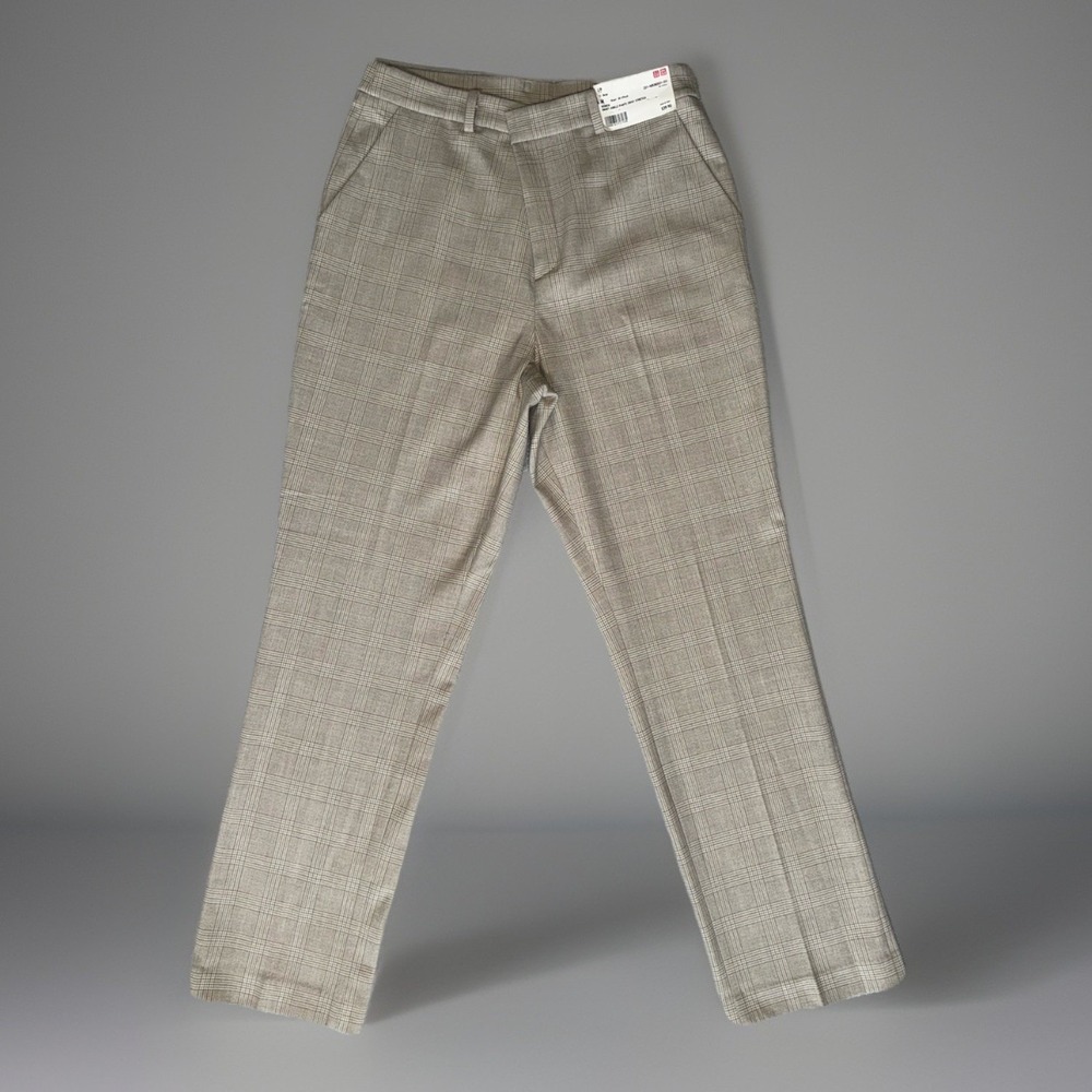 NWT‎ Uniqlo Smart Ankle Stretch Pants Beige Womens Size M